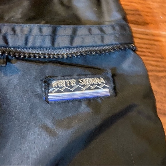 Vintage‎  white sierra black & pink snow pants in size large - Picture 5 of 11